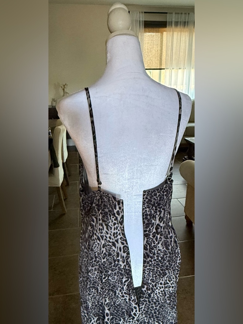 Shein Allover Print Sexy Sleeveless Dress Size M - Picture 3 of 7